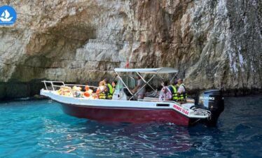 Boat Trip Vlore - Skaf Ohana Boat Trip to Sazan - Sppedboat Tour to Haxhi Ali Cave