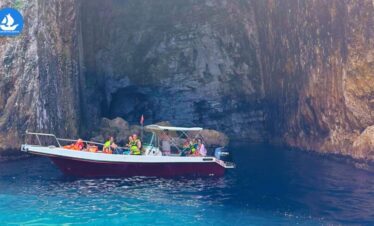 Boat Trip Vlore - Skaf Ohana Boat Trip to Sazan - Sppedboat Tour to Haxhi Ali Cave