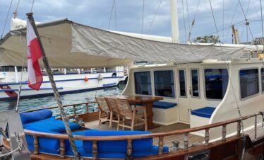 Sail Boat in Albania - Dus Zamani Gulet