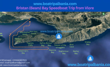Bristan Bay Speedboat Trip from Vlore - Boat Trip Vlora-Boat Tour Albania
