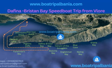 Map for Dafina Bay Speedboat Trip