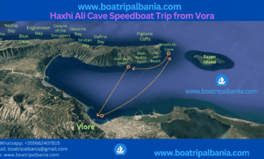Haxhi Ali Cave Speedboat Trip from Vora - Boat Trip Albania - Boat Trip Vlore