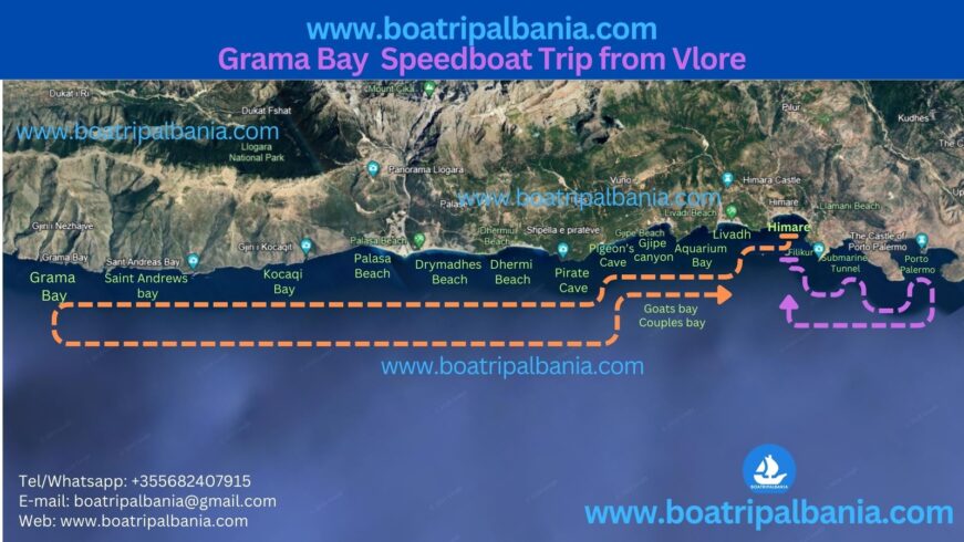 Boat Trip Himare - Luxury Speedboat - Himara Speedboat