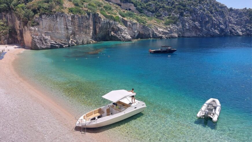 Grama Bay Speedboat Trip from Himare - Boat Trip Himara - Boat Tours Himare - Himara Water Taxi