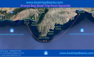 Boat Trip to Krorëz Bay from Sarande - Boat Tour Sarande - Boat Trip Albania - Boat Trip to Krorëz Bay from Sarande