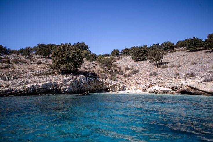 Speedboat Trip to Krorez Bay Sarande - Boat Trip Sarande-Boat Trip Albania - Gjir i Krorezes