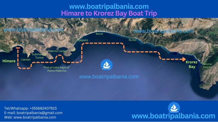 Himare to Krorez Bay Boat Daily Tour - Himara Boat Trip