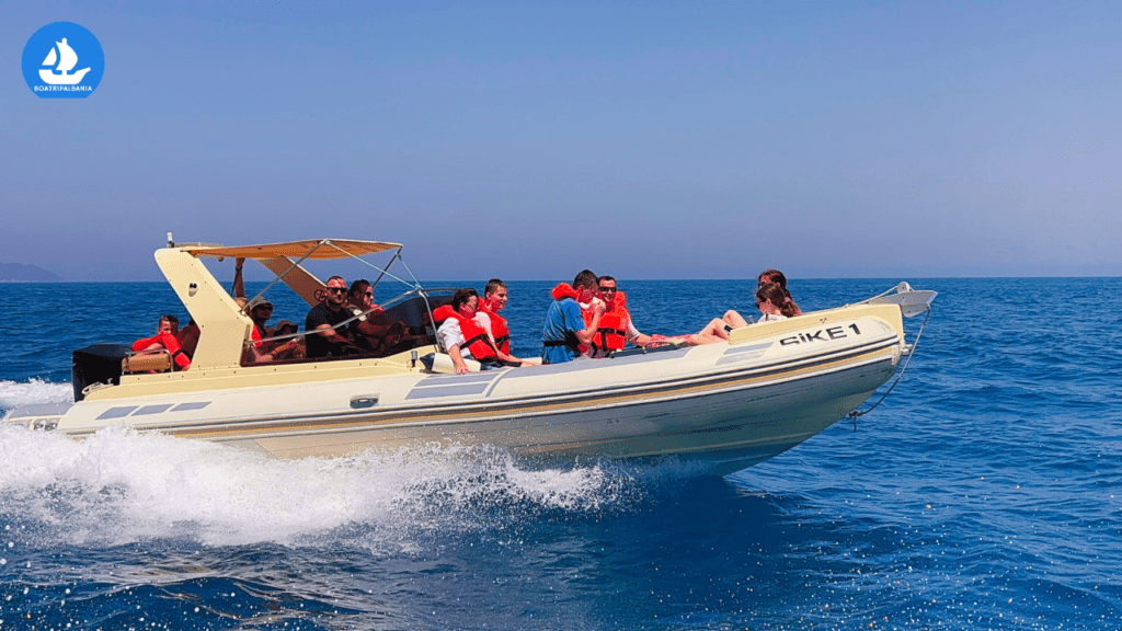 Grama Bay Boat Trip from Vlora City