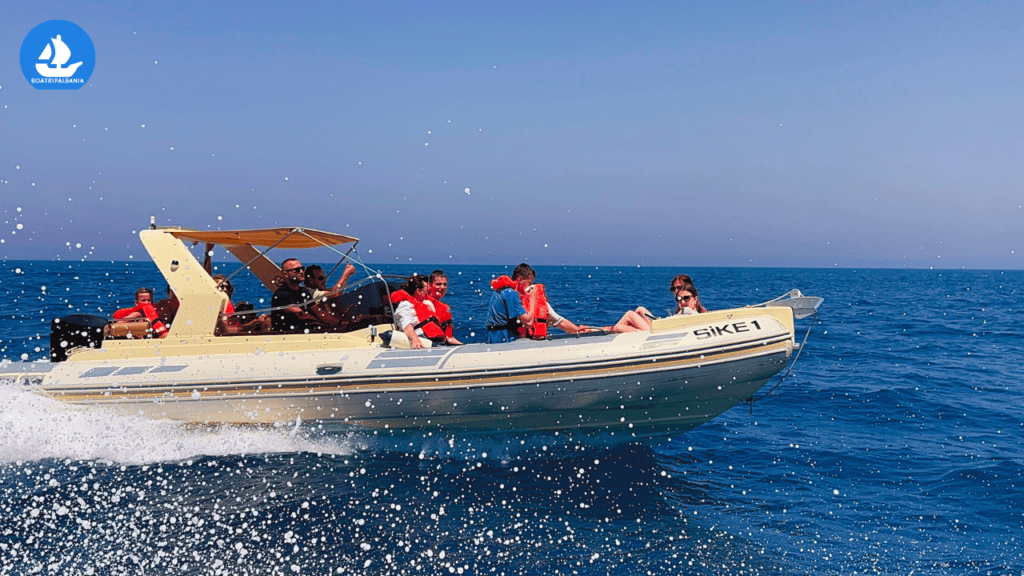 Grama Bay Boat Trip from Vlora City