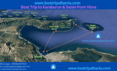 Sazan and Karaburun Cruises Vlore - Daily Boat Tour - Vlora boat Trips