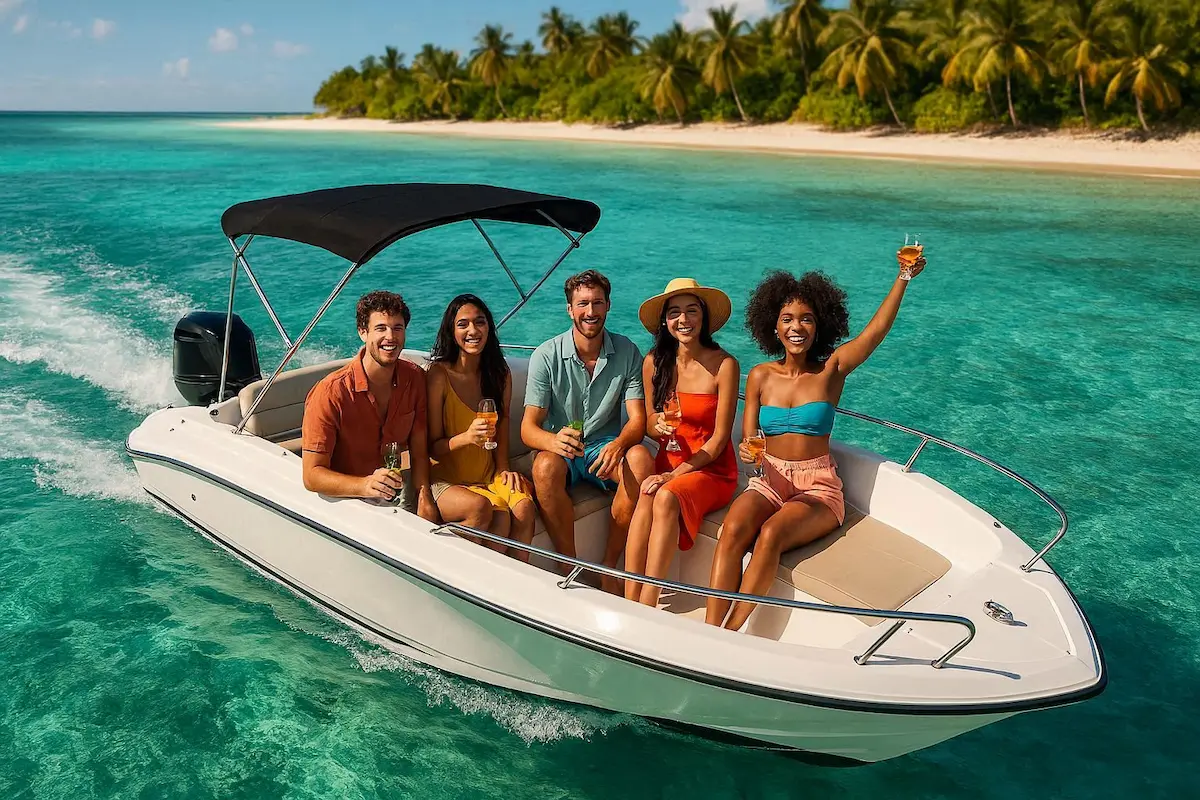 Private speedboat trip exploring hidden bays of the Albanian Riviera